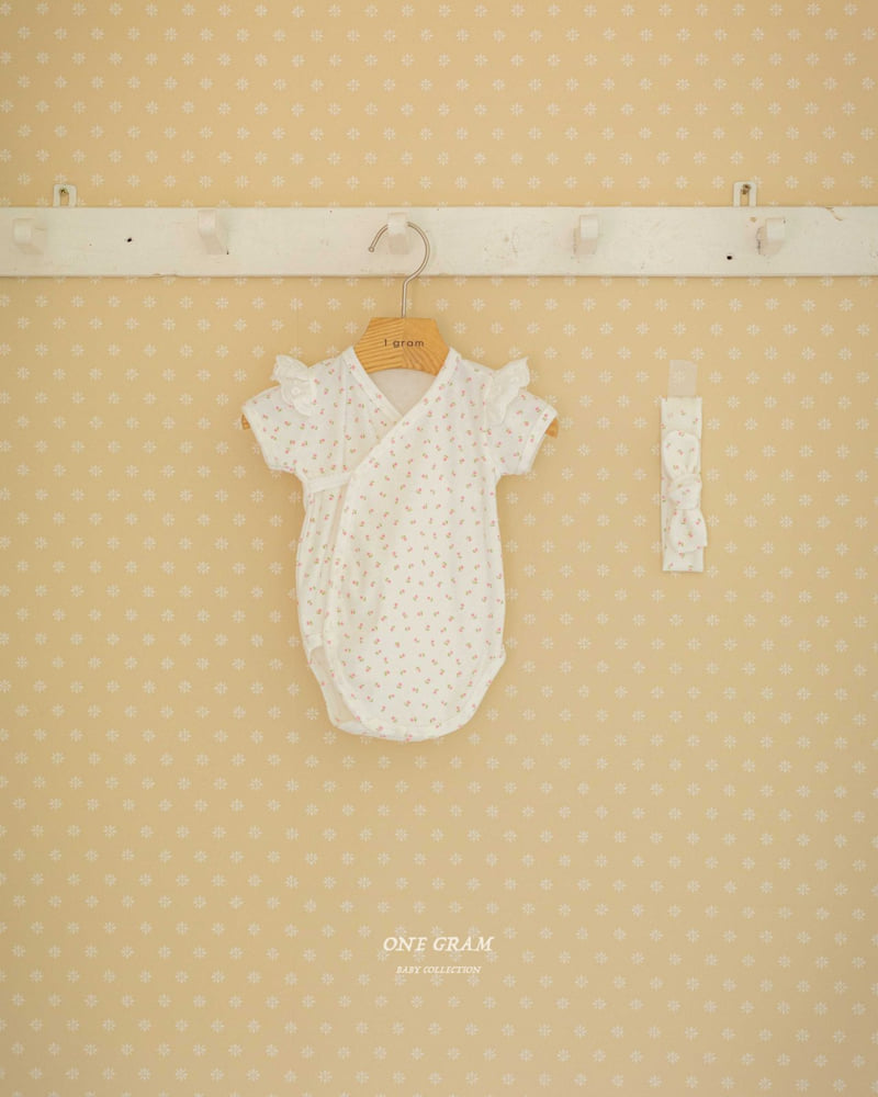 1 Gram - Korean Baby Fashion - #babyoutfit - Saint Bonnet Suit - 8