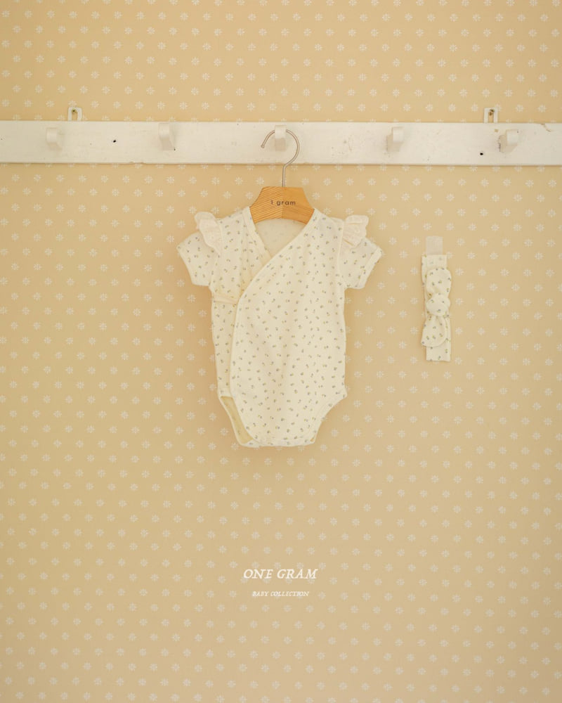 1 Gram - Korean Baby Fashion - #babyoutfit - Saint Bonnet Suit - 9