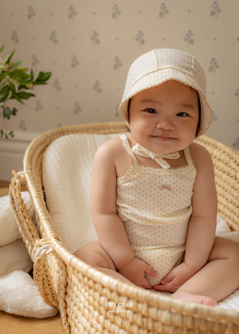 1 Gram - Korean Baby Fashion - #babyoutfit - Rouge Hat - 4