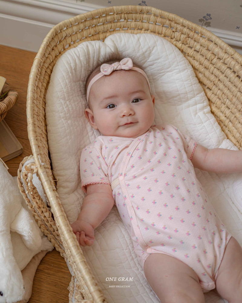 1 Gram - Korean Baby Fashion - #babyoutfit - Liz Bonnet Suit - 3