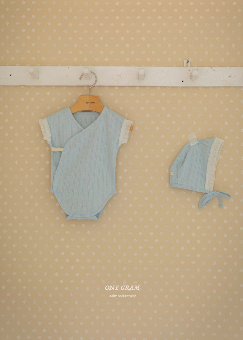 1 Gram - Korean Baby Fashion - #babyoutfit - Angela Bonnet Suit - 11