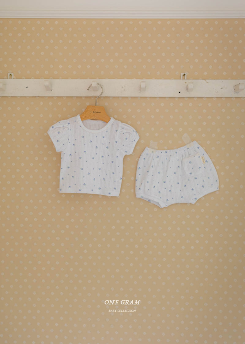 1 Gram - Korean Baby Fashion - #babywear - Riv Top Bottom Set - 12