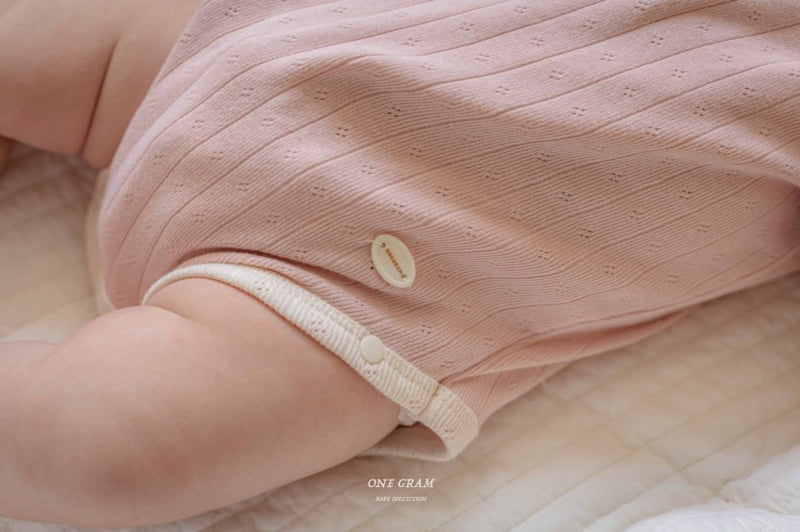 1 Gram - Korean Baby Fashion - #onlinebabyboutique - Monica Bonnet Suit - 9