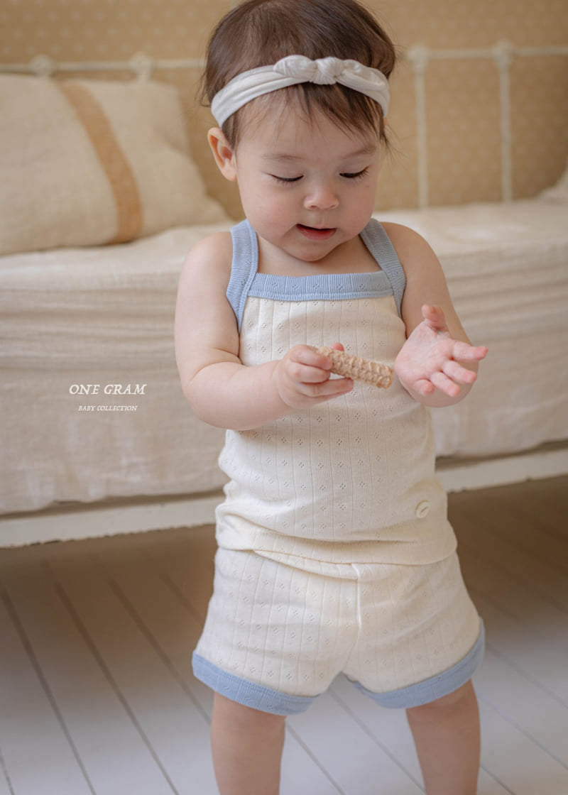1 Gram - Korean Baby Fashion - #onlinebabyboutique - Monica Top Bottom Set - 7