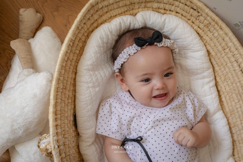 1 Gram - Korean Baby Fashion - #onlinebabyboutique - Natalie Bonnet Suit - 2