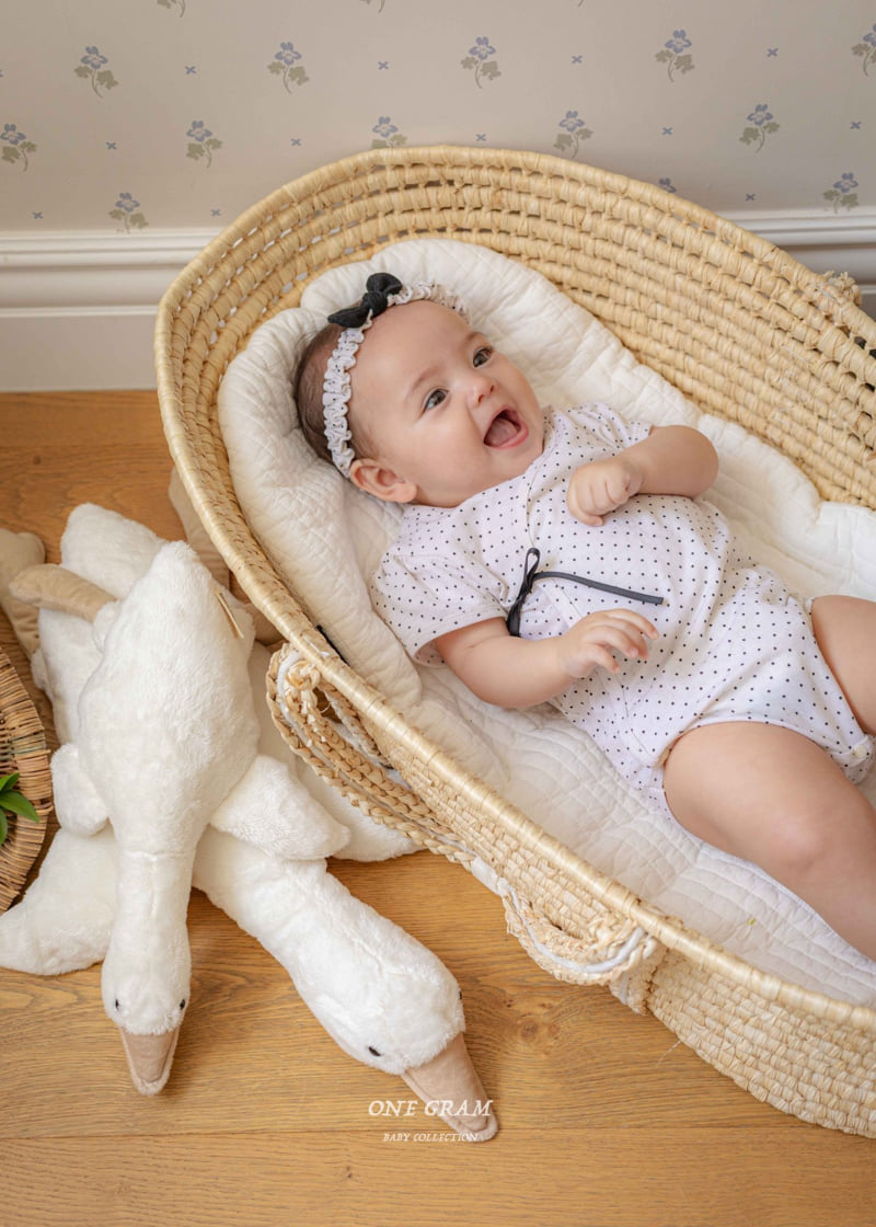 1 Gram - Korean Baby Fashion - #onlinebabyshop - Natalie Bonnet Suit - 3