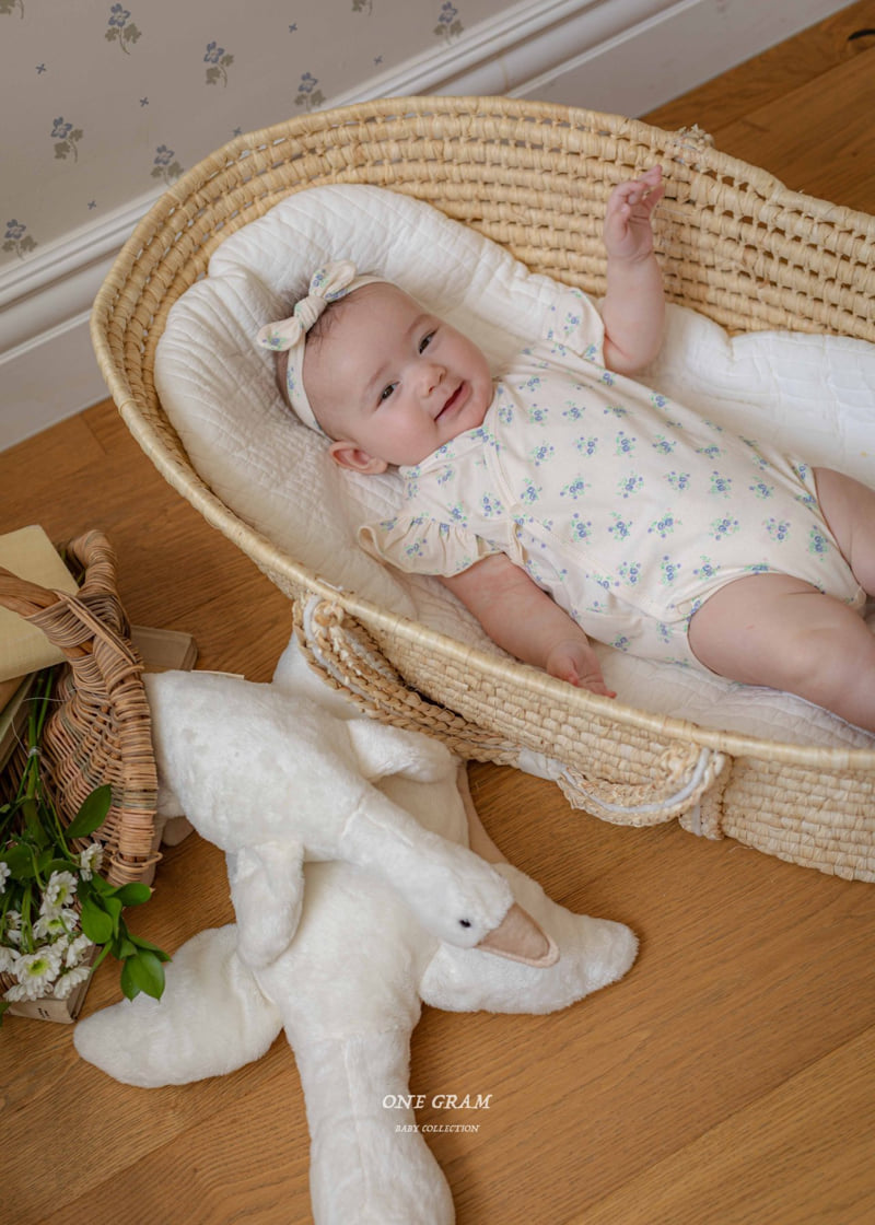 1 Gram - Korean Baby Fashion - #onlinebabyshop - Selena Bonnet Suit - 3