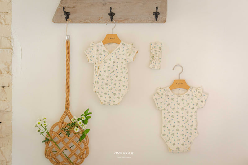 1 Gram - Korean Baby Fashion - #onlinebabyshop - Michelle Bonnet Suit - 12