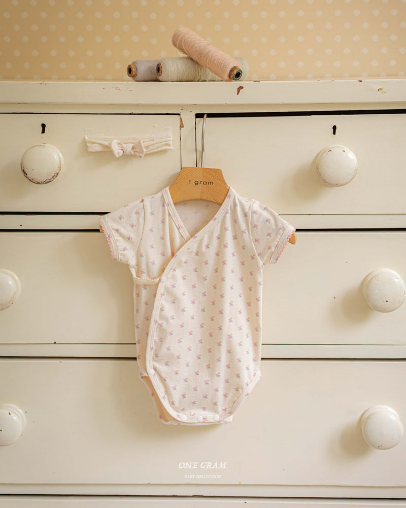 1 Gram - Korean Baby Fashion - #smilingbaby - Liz Bonnet Suit - 7