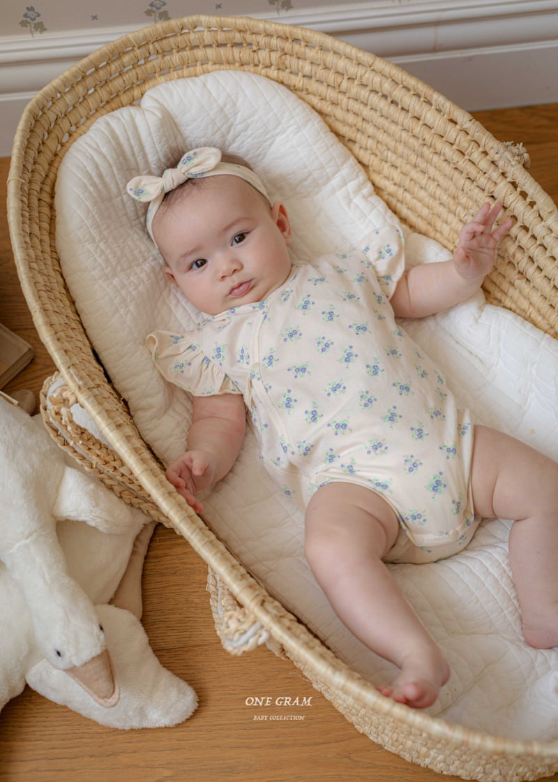 1 Gram - Korean Baby Fashion - #onlinebabyshop - Selena Bonnet Suit - 4
