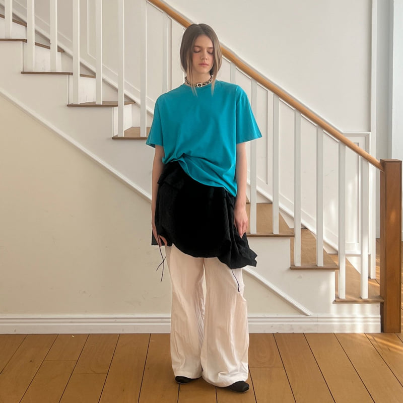 140 Avenue - Korean Women Fashion - #momslook - Daily Short Sleeve Tee - 3