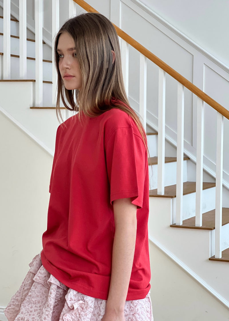 140 Avenue - Korean Women Fashion - #momslook - Daily Short Sleeve Tee - 9