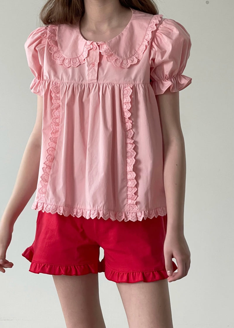 140 Avenue - Korean Women Fashion - #momslook - Cutie Balloon Blouse - 7
