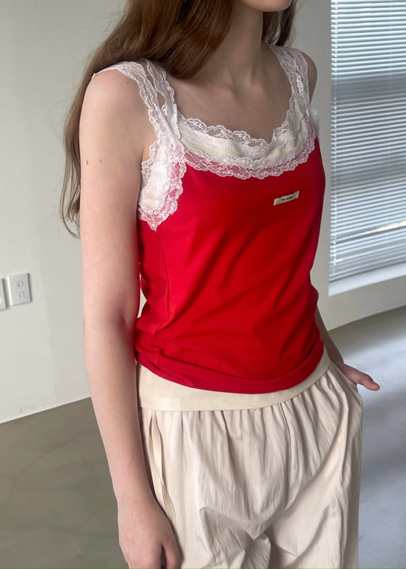 140 Avenue - Korean Women Fashion - #momslook - High Lace Sleeveless - 12