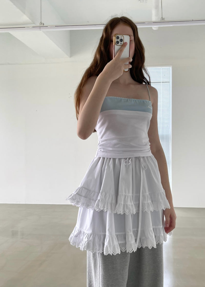 140 Avenue - Korean Women Fashion - #momslook - Flutter Embroidered Top - 12