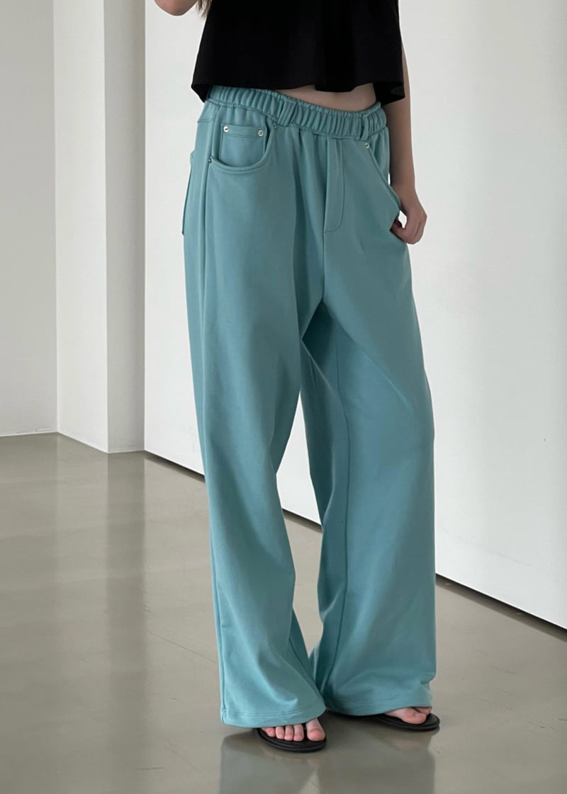140 Avenue - Korean Women Fashion - #momslook - Semi Rivet Pants - 6