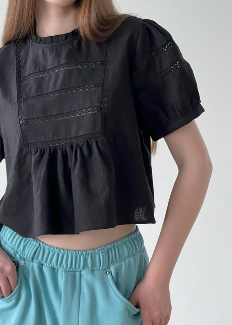 140 Avenue - Korean Women Fashion - #momslook - Linen Torsion Blouse - 5