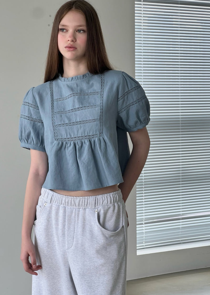 140 Avenue - Korean Women Fashion - #momslook - Linen Torsion Blouse - 7