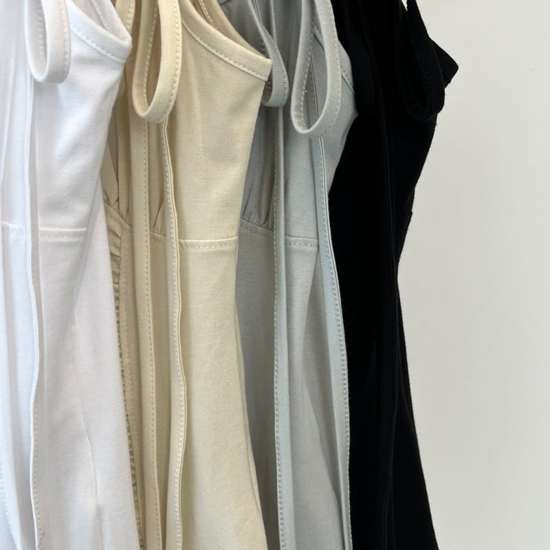 140 Avenue - Korean Women Fashion - #momslook - Cap Shirring Tee - 2