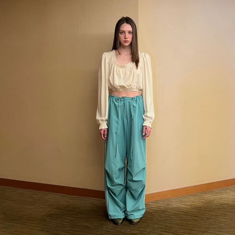140 Avenue - Korean Women Fashion - #momslook - Contrast Piped Pants - 7