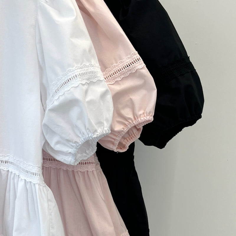 140 Avenue - Korean Women Fashion - #momslook - Floral Lace Blouse - 2