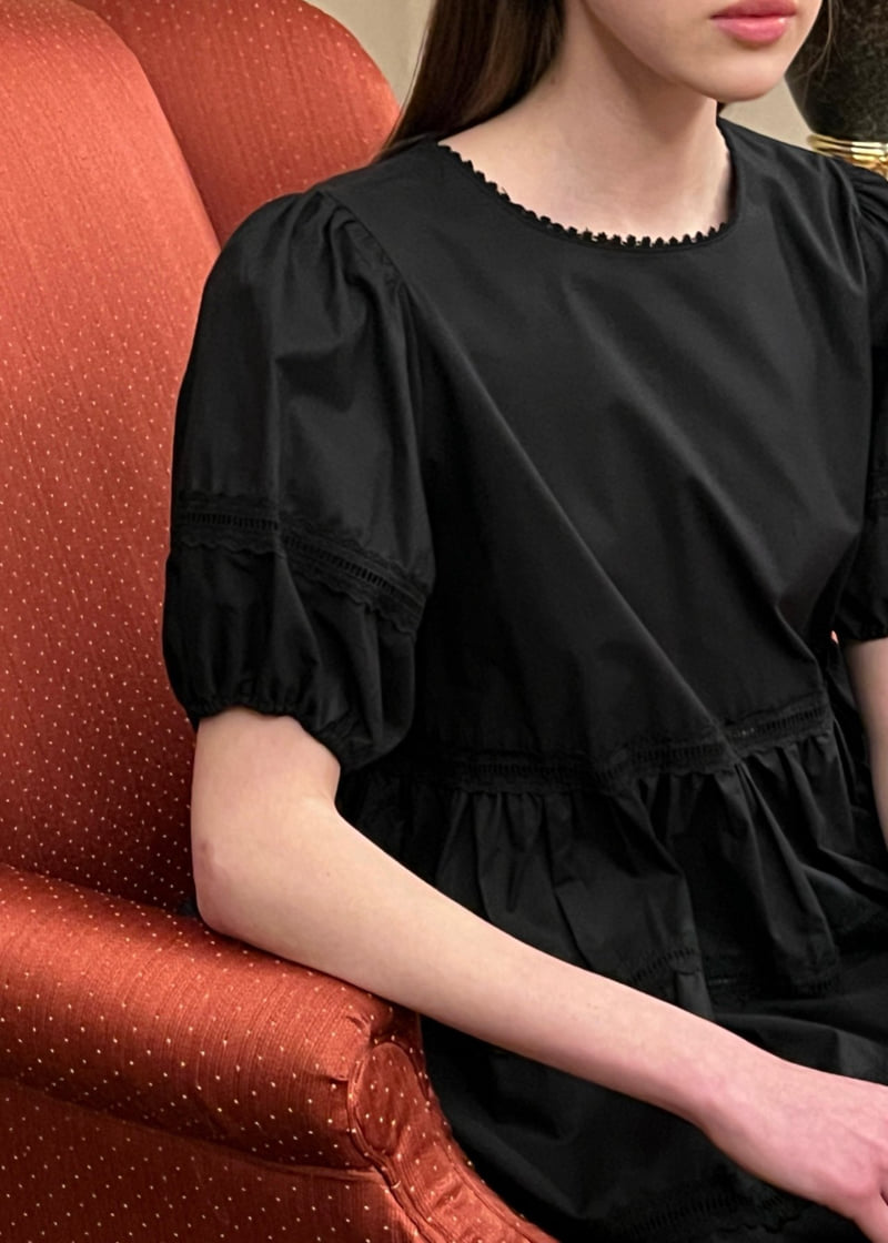 140 Avenue - Korean Women Fashion - #momslook - Floral Lace Blouse - 6
