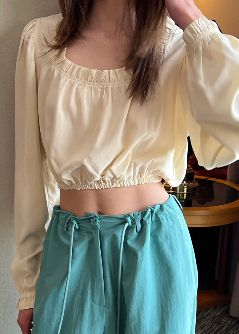 140 Avenue - Korean Women Fashion - #momslook - Silk Frill Blouse - 11