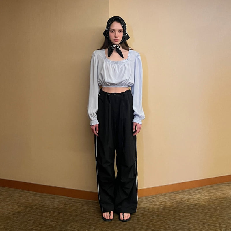 140 Avenue - Korean Women Fashion - #momslook - Silk Frill Blouse - 3