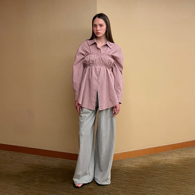 140 Avenue - Korean Women Fashion - #momslook - Set-Up Check Shirt - 7