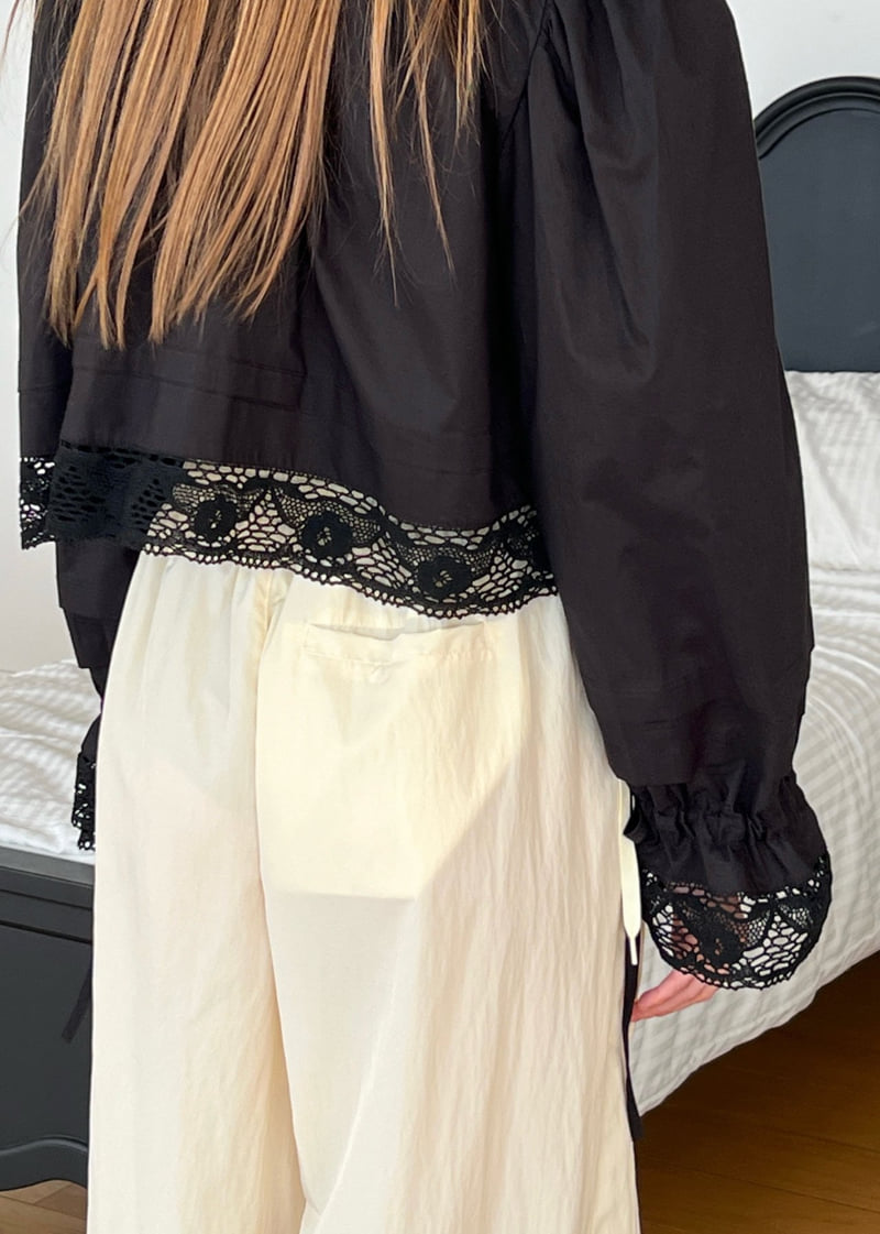 140 Avenue - Korean Women Fashion - #momslook - Torsion Combo Blouse - 6