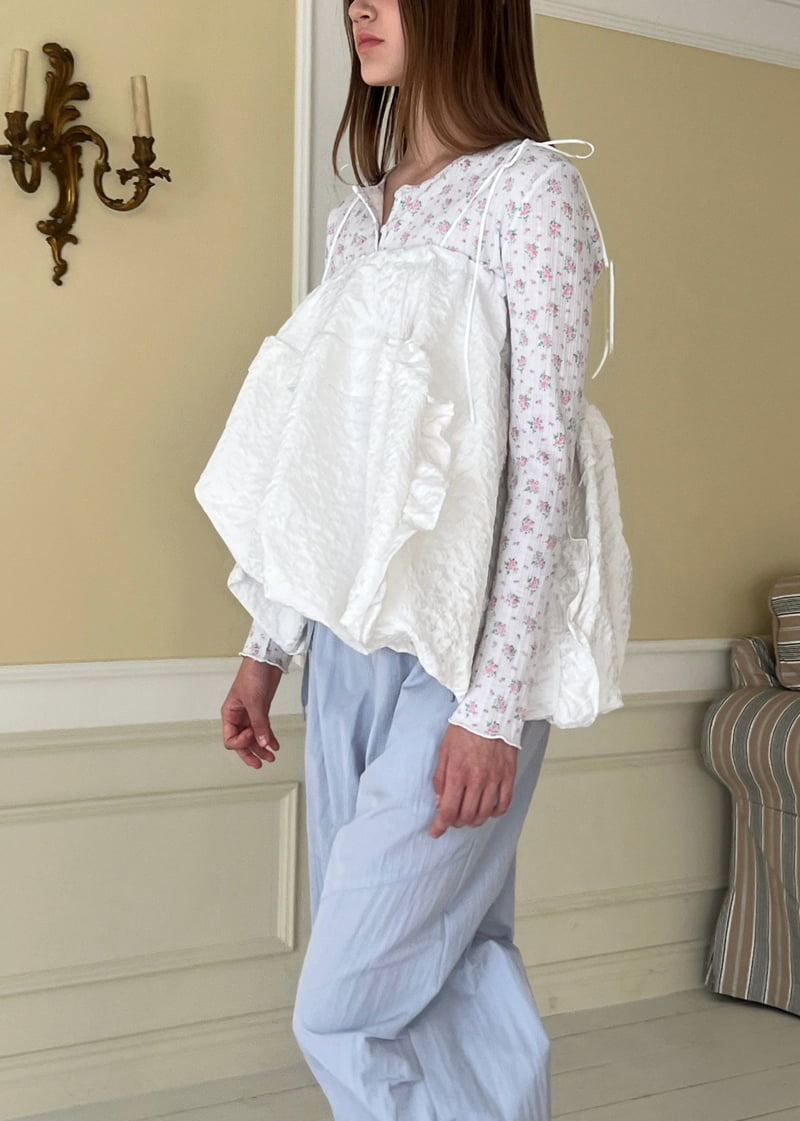 140 Avenue - Korean Women Fashion - #momslook - Floral Cardigan - 7