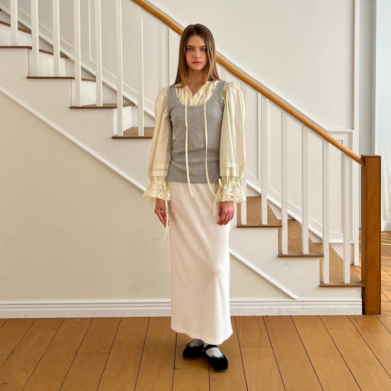 140 Avenue - Korean Women Fashion - #momslook - Ribbed Banding Skirt - 8