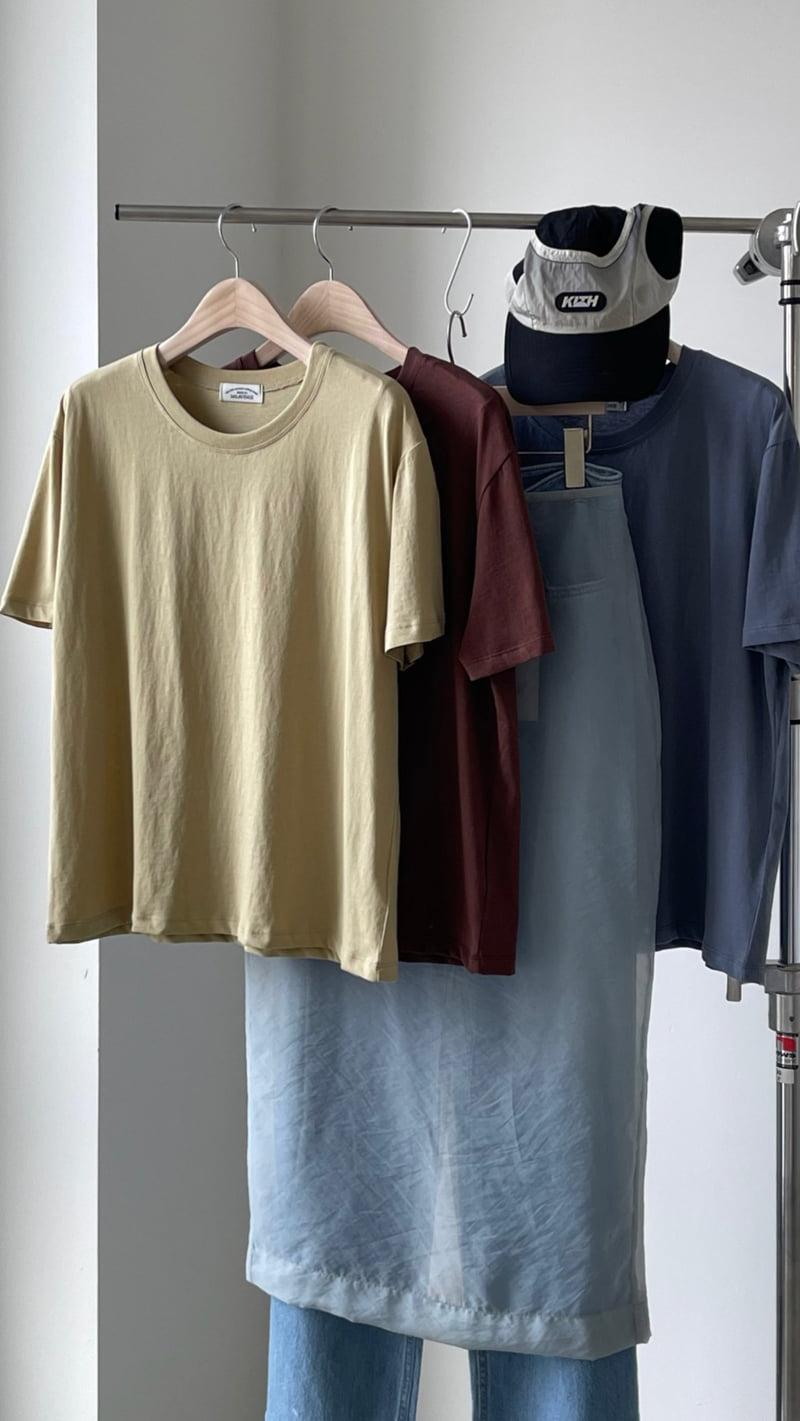 140 Avenue - Korean Women Fashion - #momslook - Easy Cotton Tee - 11