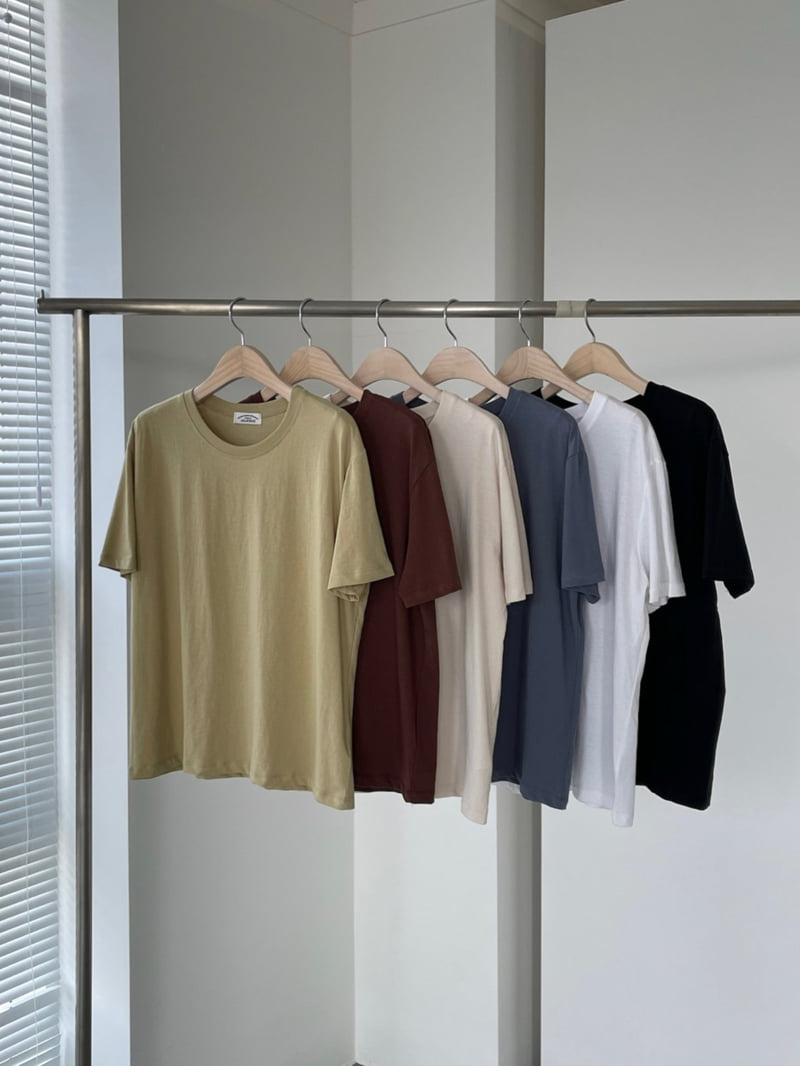 140 Avenue - Korean Women Fashion - #momslook - Easy Cotton Tee - 7