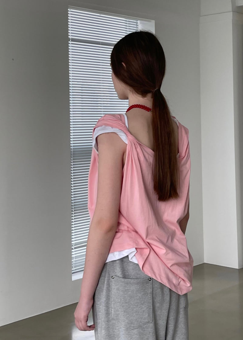 140 Avenue - Korean Women Fashion - #pursuepretty - Liberty Twist Sleeveless - 10