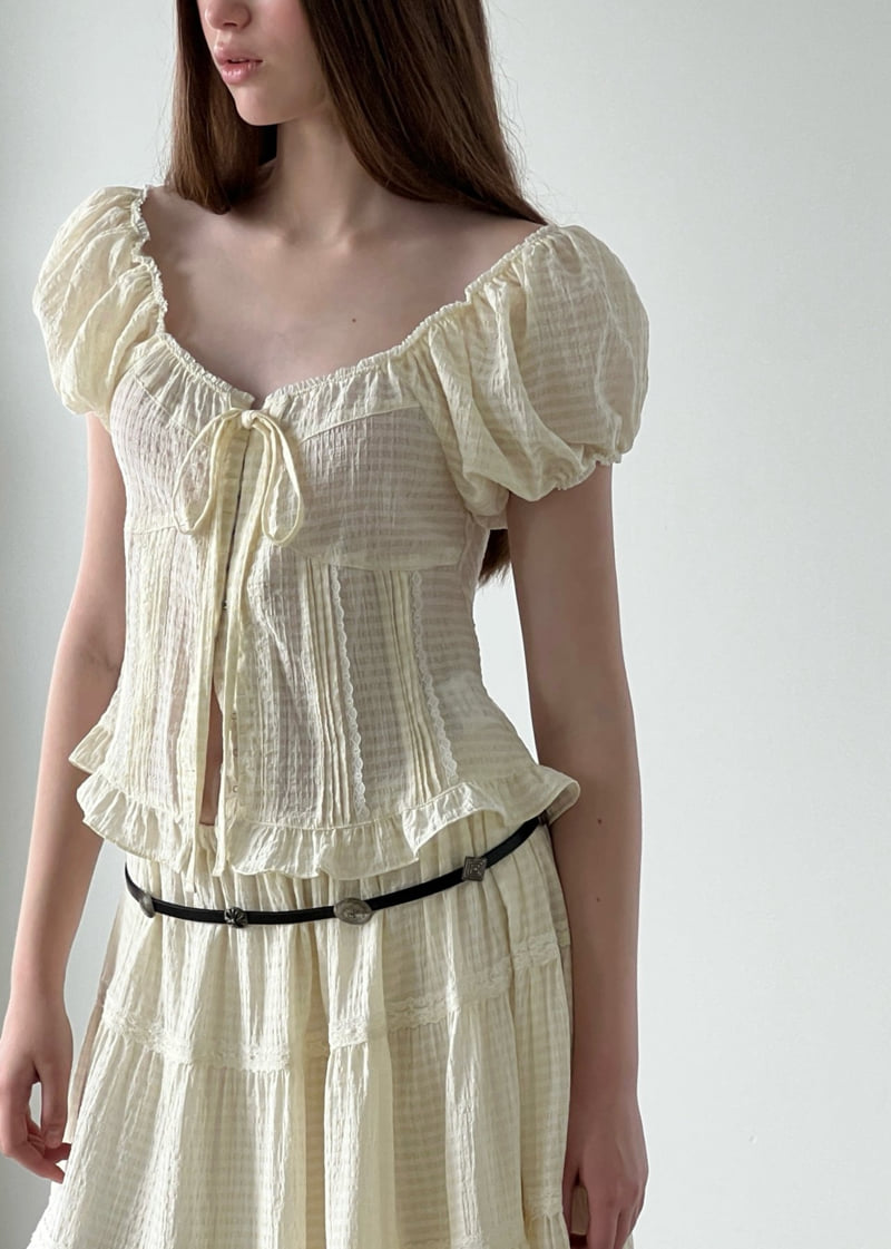 140 Avenue - Korean Women Fashion - #pursuepretty - Birkin Shirred Blouse - 8