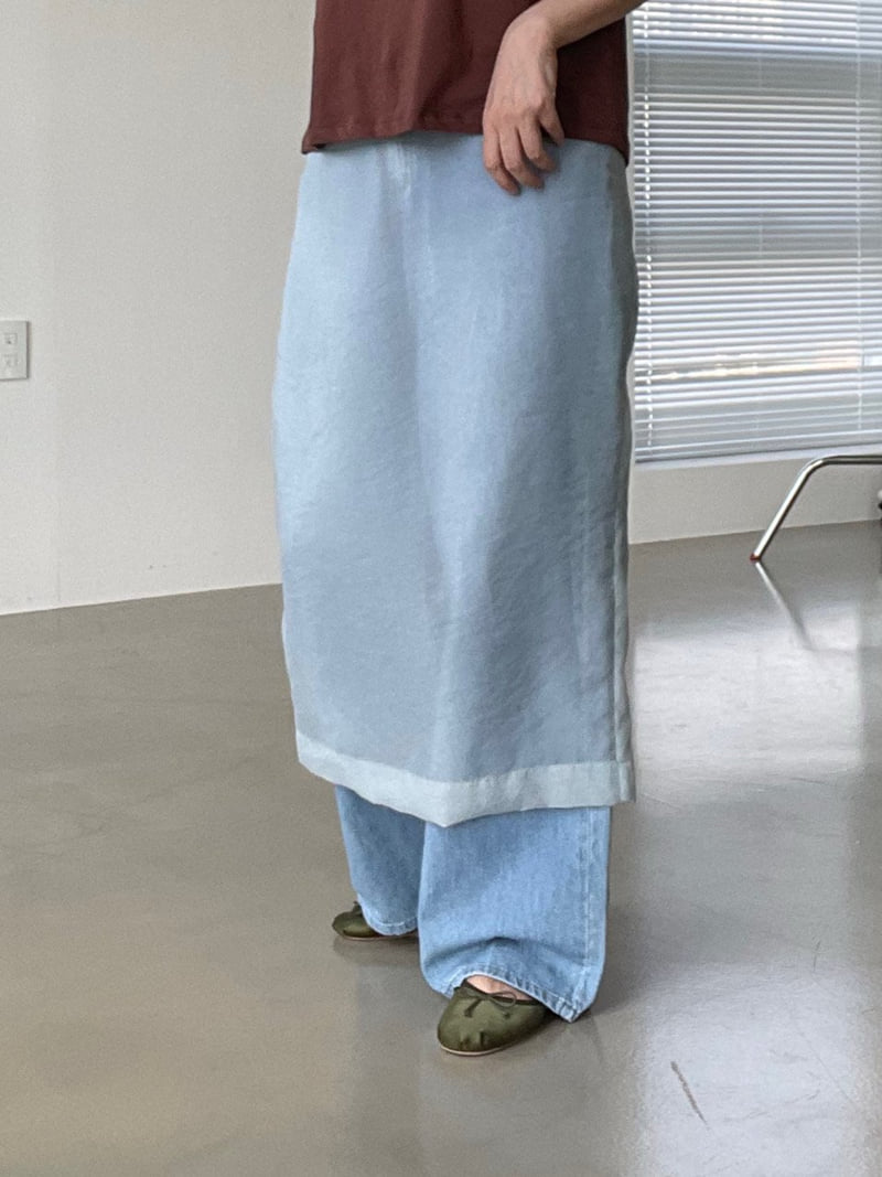 140 Avenue - Korean Women Fashion - #vintagekidsstyle - Haze Sheer Skirt - 4