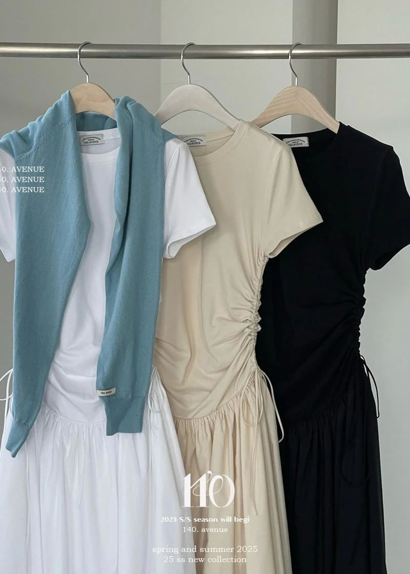 140 Avenue - Korean Women Fashion - #pursuepretty - String Combo One-piece - 3