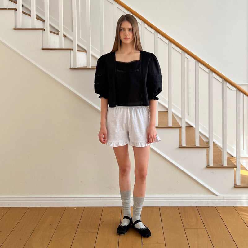 140 Avenue - Korean Women Fashion - #shopsmall - Frill Banding Shorts - 7