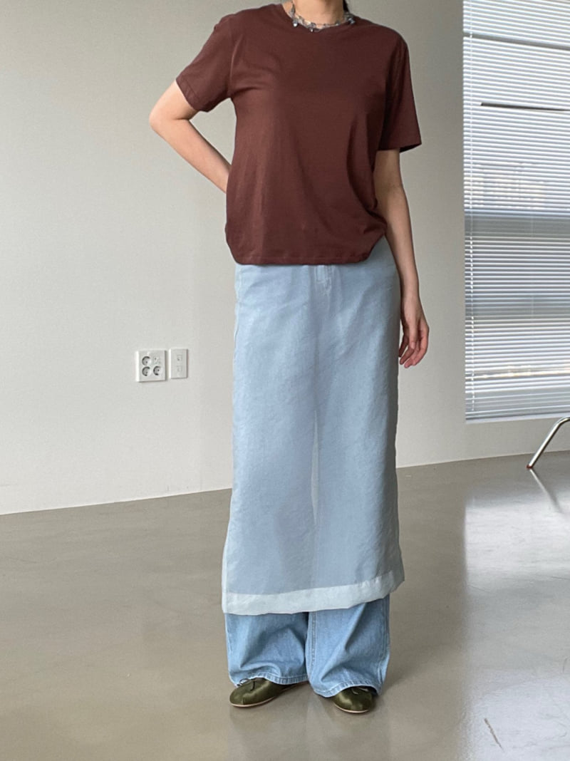 140 Avenue - Korean Women Fashion - #shopsmall - Haze Sheer Skirt - 7