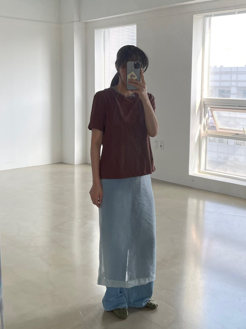 140 Avenue - Korean Women Fashion - #shopsmall - Easy Cotton Tee - 2