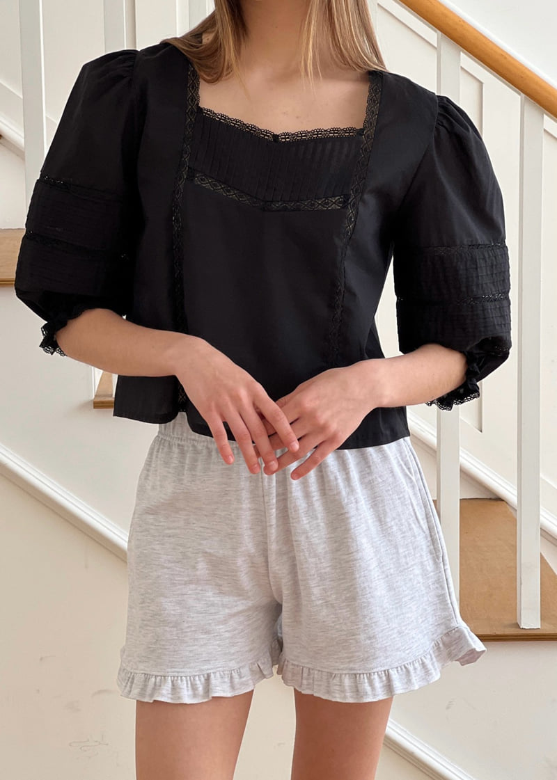 140 Avenue - Korean Women Fashion - #thatsdarling - Romantic Embroidered Blouse - 5