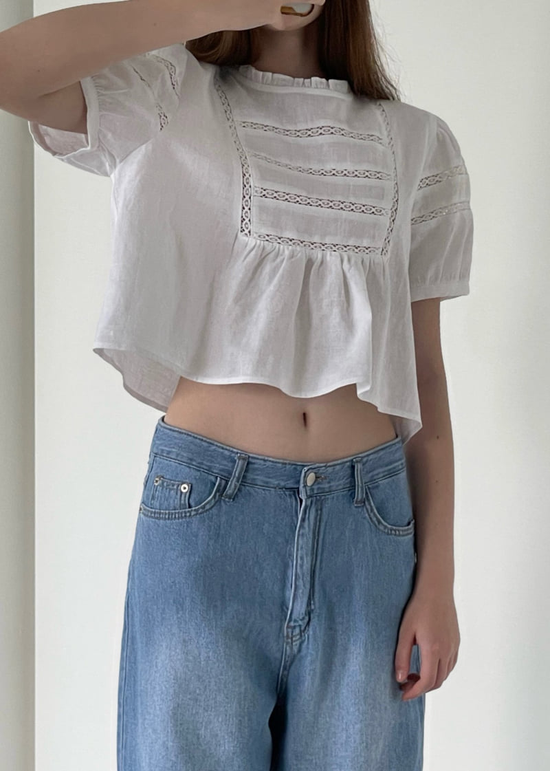 140 Avenue - Korean Women Fashion - #vintageinspired - Linen Torsion Blouse - 9