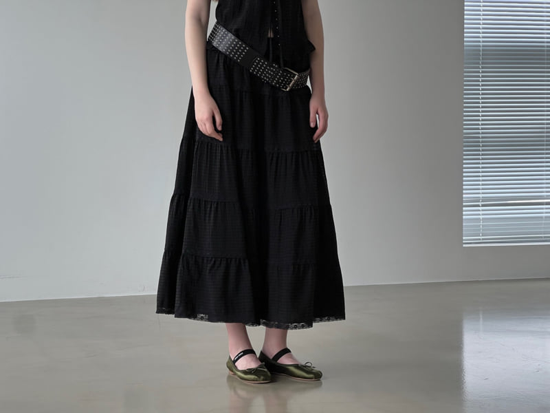 140 Avenue - Korean Women Fashion - #vintageinspired - Birkin Shirred Skirt - 7