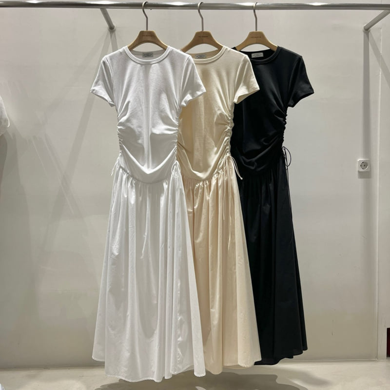 140 Avenue - Korean Women Fashion - #vintageinspired - String Combo One-piece