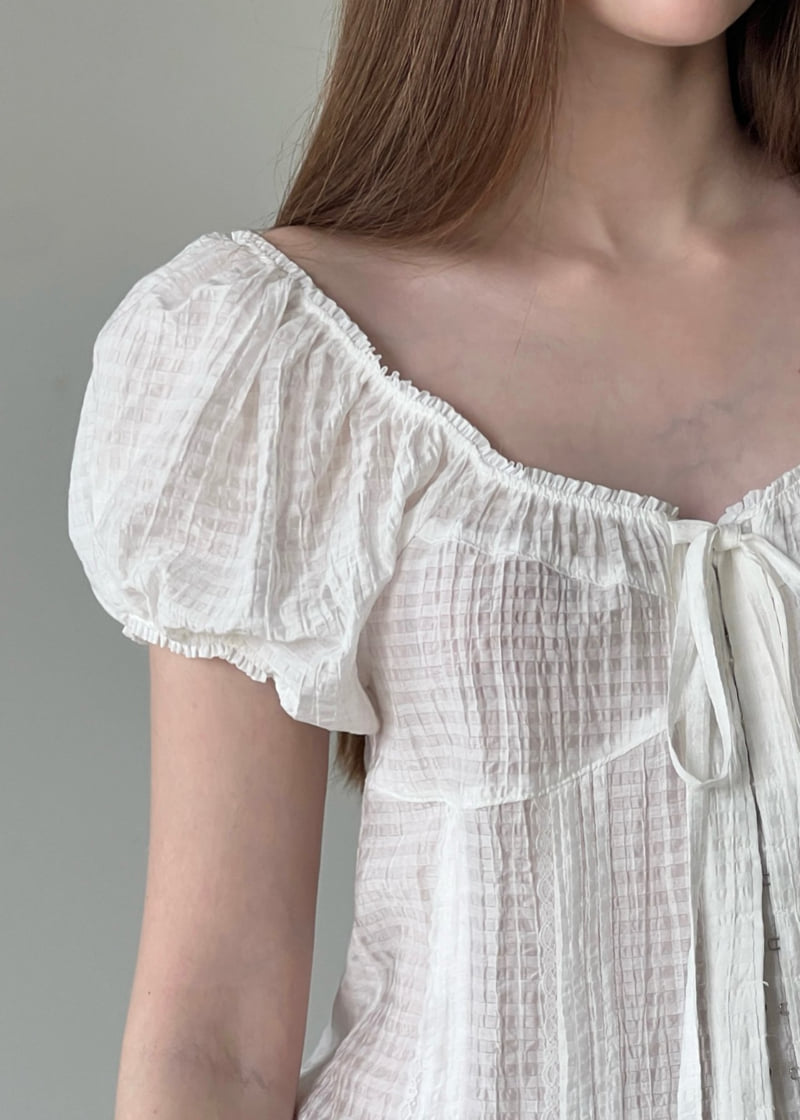 140 Avenue - Korean Women Fashion - #vintagekidsstyle - Linen Torsion Blouse - 10