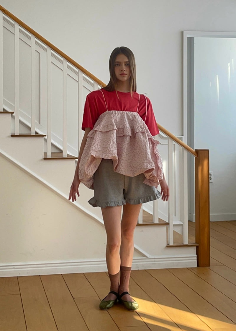 140 Avenue - Korean Women Fashion - #vintagekidsstyle - Frill Banding Shorts - 3