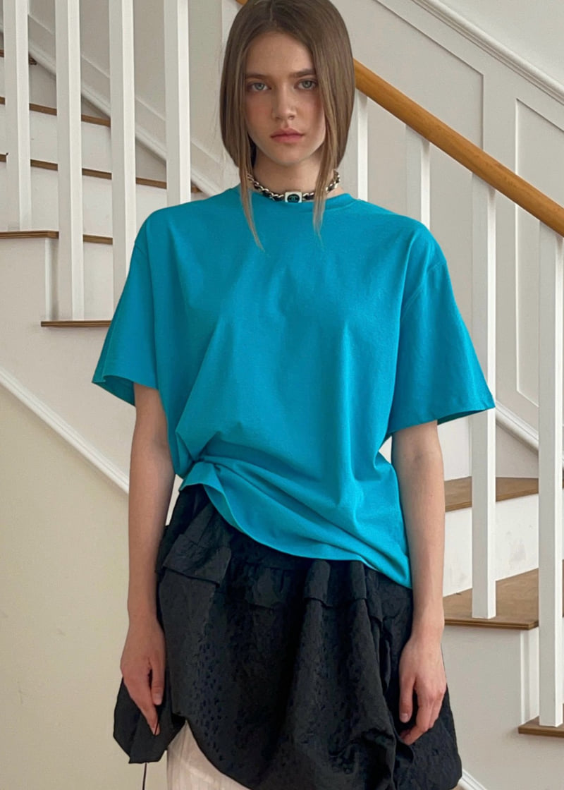 140 Avenue - Korean Women Fashion - #momslook - Daily Short Sleeve Tee - 4