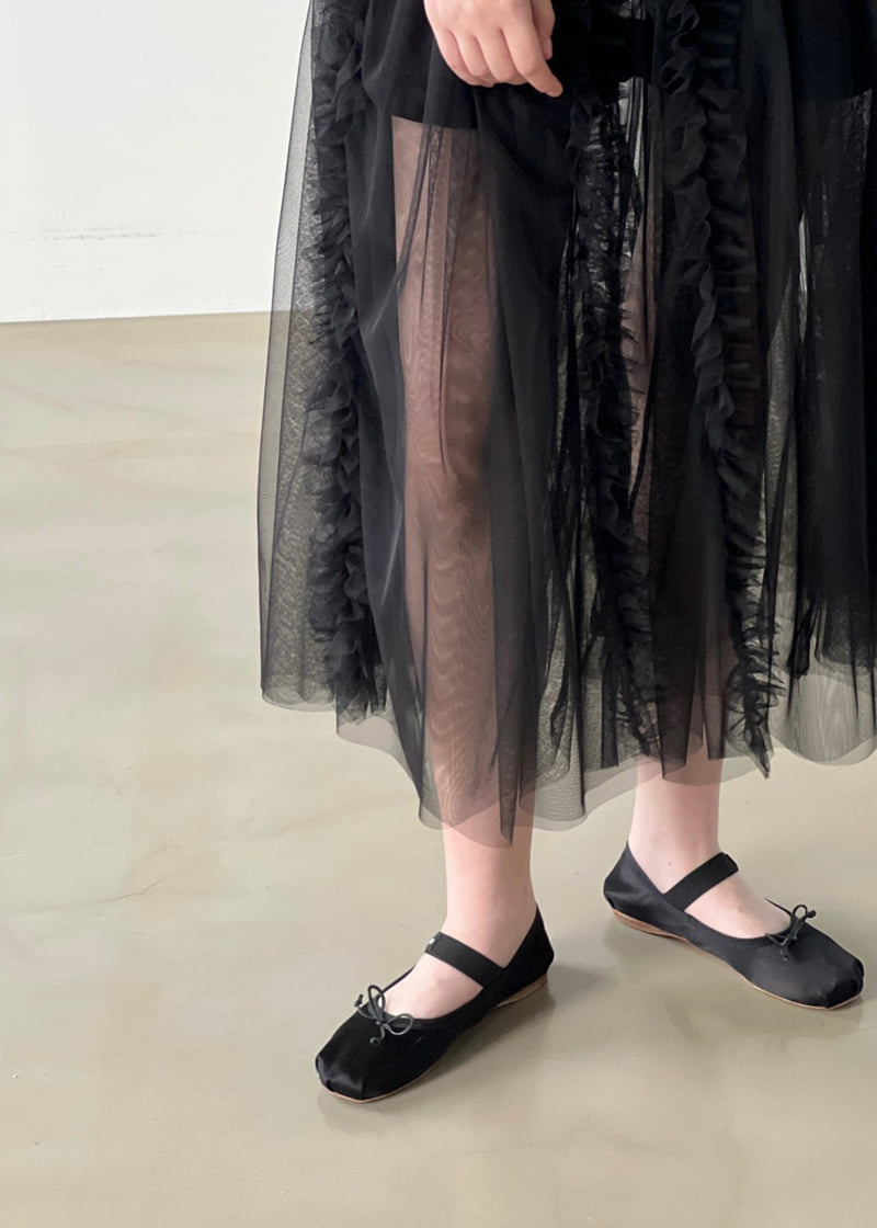 140 Avenue - Korean Women Fashion - #womensfashion - Double Mesh Shirring Skirt - 12