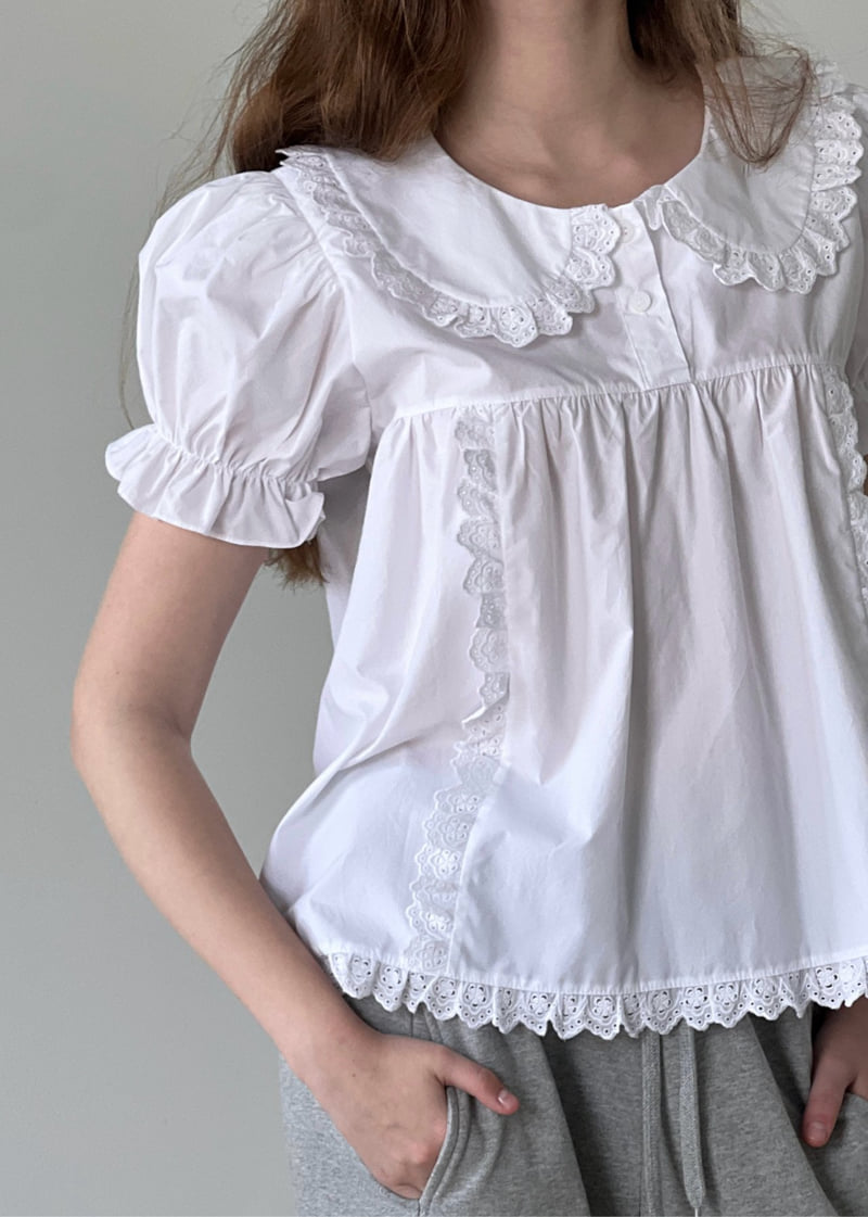 140 Avenue - Korean Women Fashion - #womensfashion - Cutie Balloon Blouse - 12